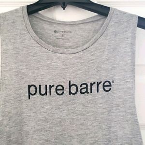 Pure Barre Muscle Tank, Gray, Size Small